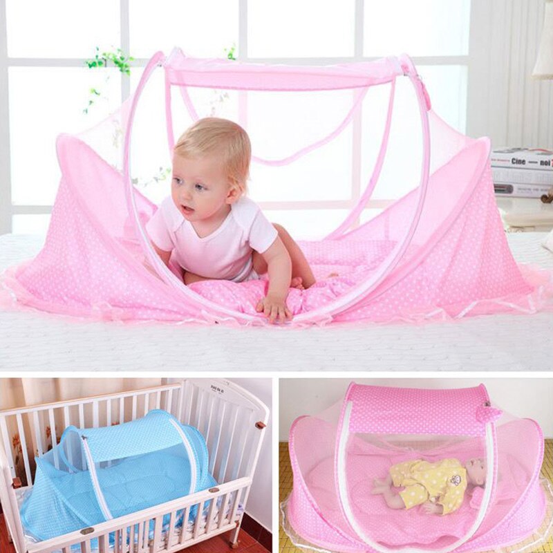 Foldable Baby Mosquito Net Tent Netting Portable For Crib Cot Bedroom Outdoor