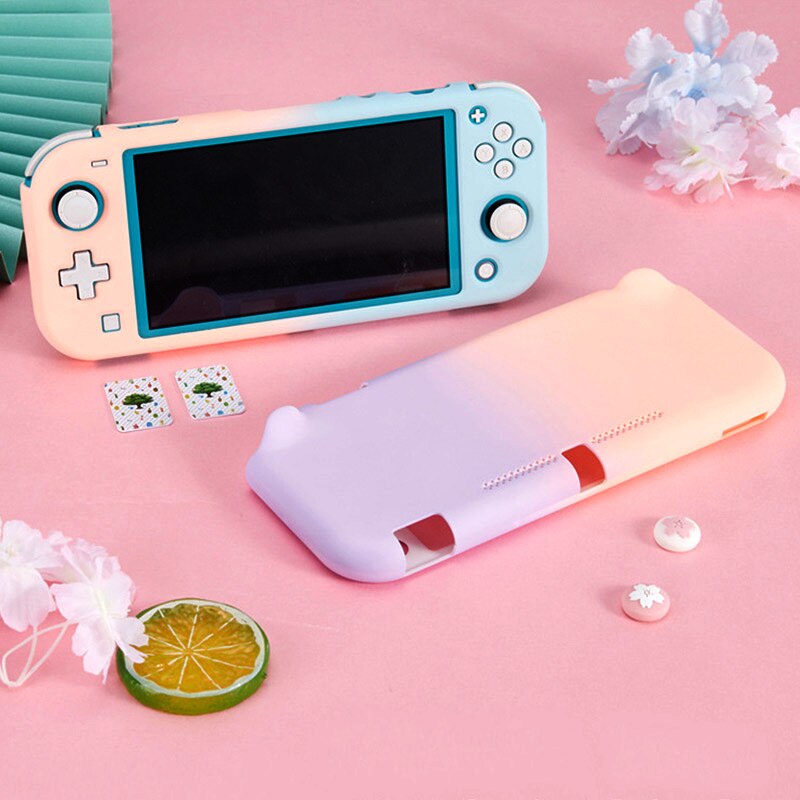 Gradient Color Protective Shell For Nintendo Switch Lite PC Hard Cover Shell NS Lite Game Console Case Switch Lite Accessories