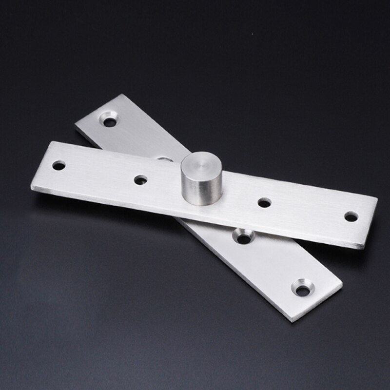 Myhomera 360 Degree Rotation Axis 150mm Stainless Steel Door Rotating Hinges Up and Down Location Shaft Hidden Pivot Hinge Lot