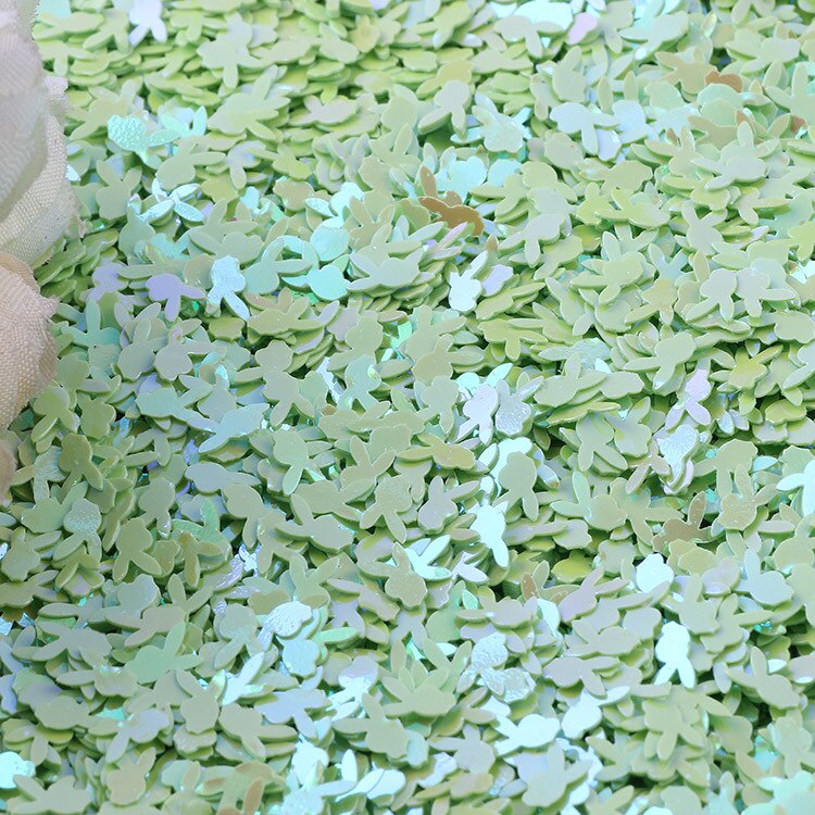 20G Konijn Hoofd Pailetten Losse Pailletten Voor Ambachten 6Mm Glitter Confetti Nagels Art Decoratie Sequin Diy Naaien Accessoires: 8