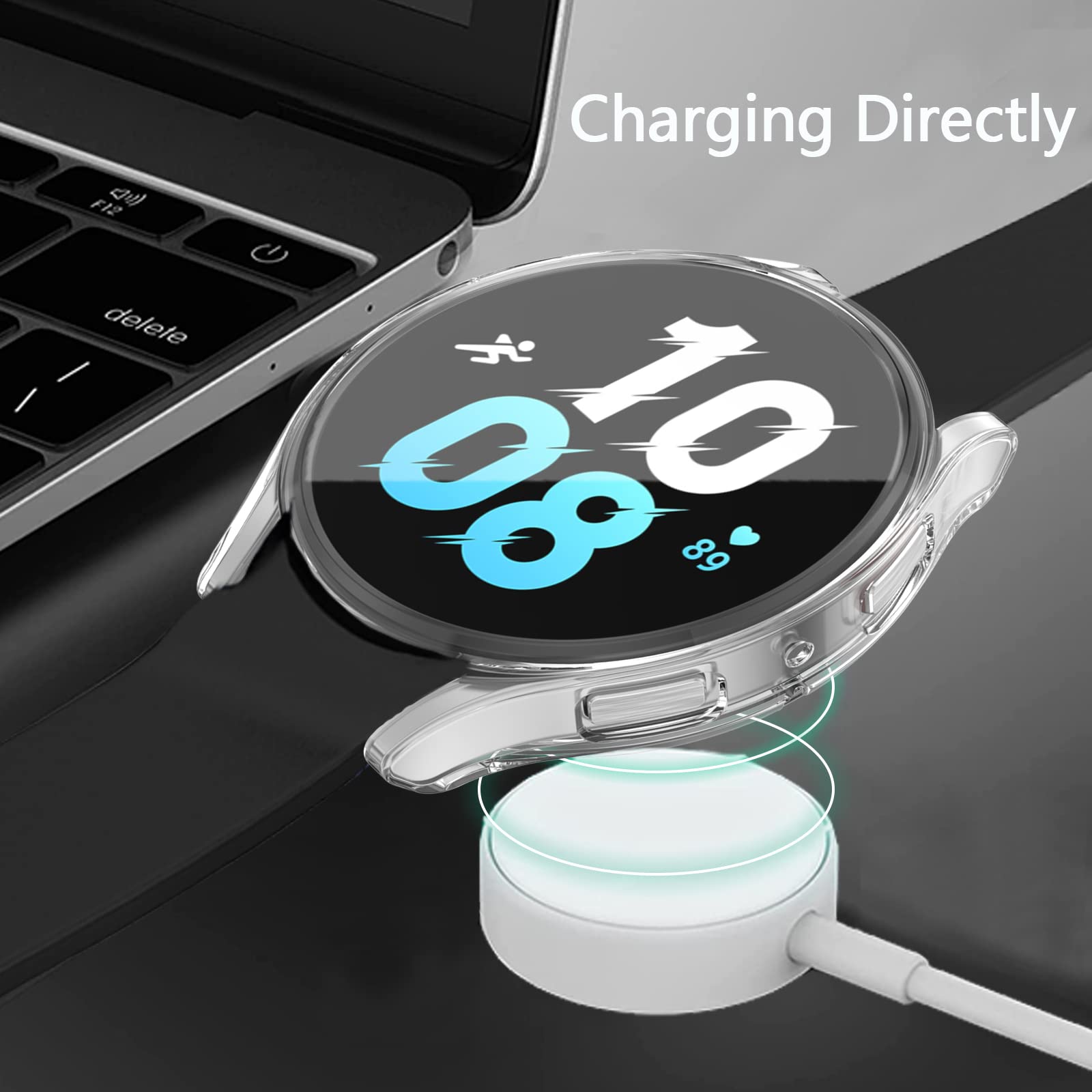 Coque pour Samsung Galaxy Watch 4/5 44mm 40mm classique 46mm 42mm protecteur d'écran TPU couverture de pare-chocs complète pour montre 5 pro 45mm