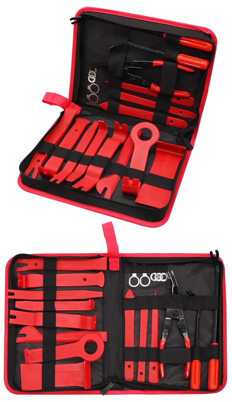 38 Pcs Car Trim Removal Tool Car Door Panel Dash Audio Radio Removal Tools Kit Automotive Pry Tools Kits Auto Repair Kit