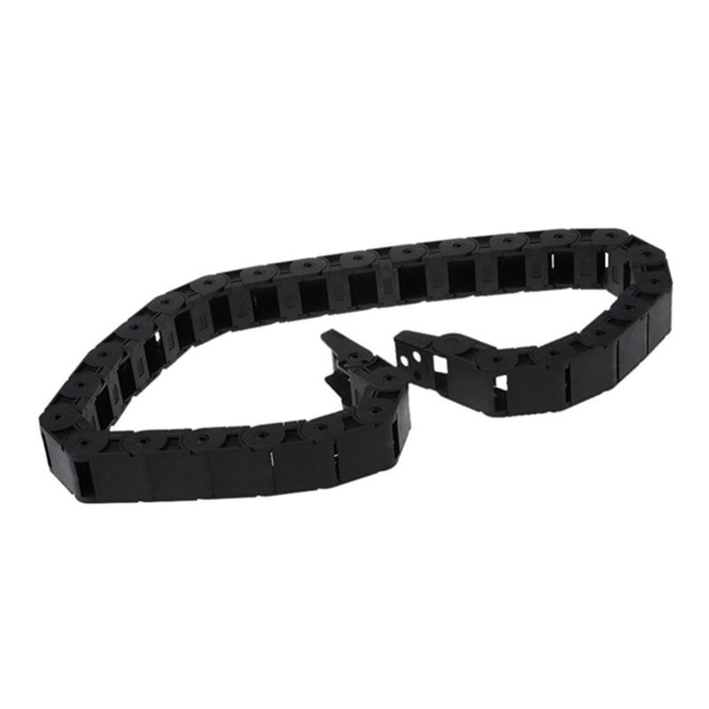 18 x 25mm 1m semi-omsloten draaddrager sleepketting