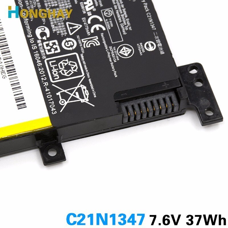 Honghay neue C21N1347 Laptop Batterie für ASUS X555 X555LA X555LD X555LN A555L F555L F555LD F555 W519L X554L X554LA