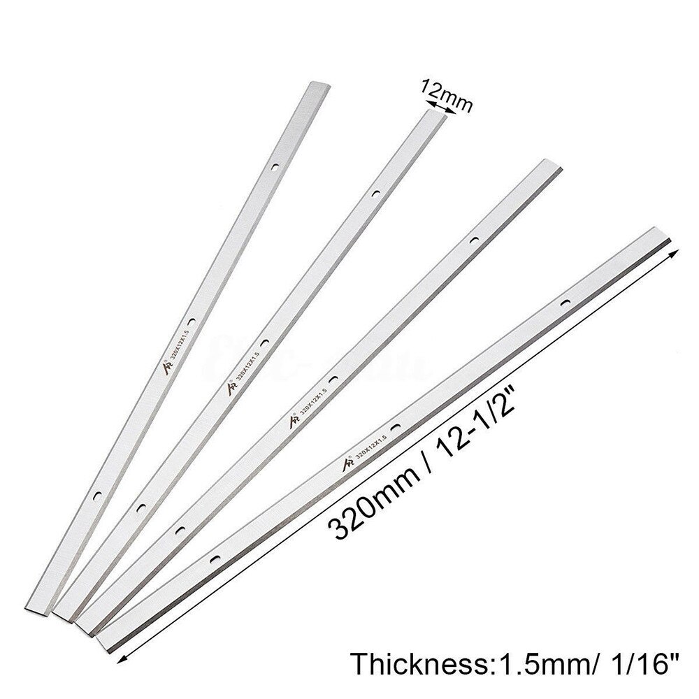 2Pcs 12-1/2&quot; Planer Blade For Triton TPT125 Delta TP305 TP400LS 22-565 22-560 Planer Cutters Woodworking Machinery Parts