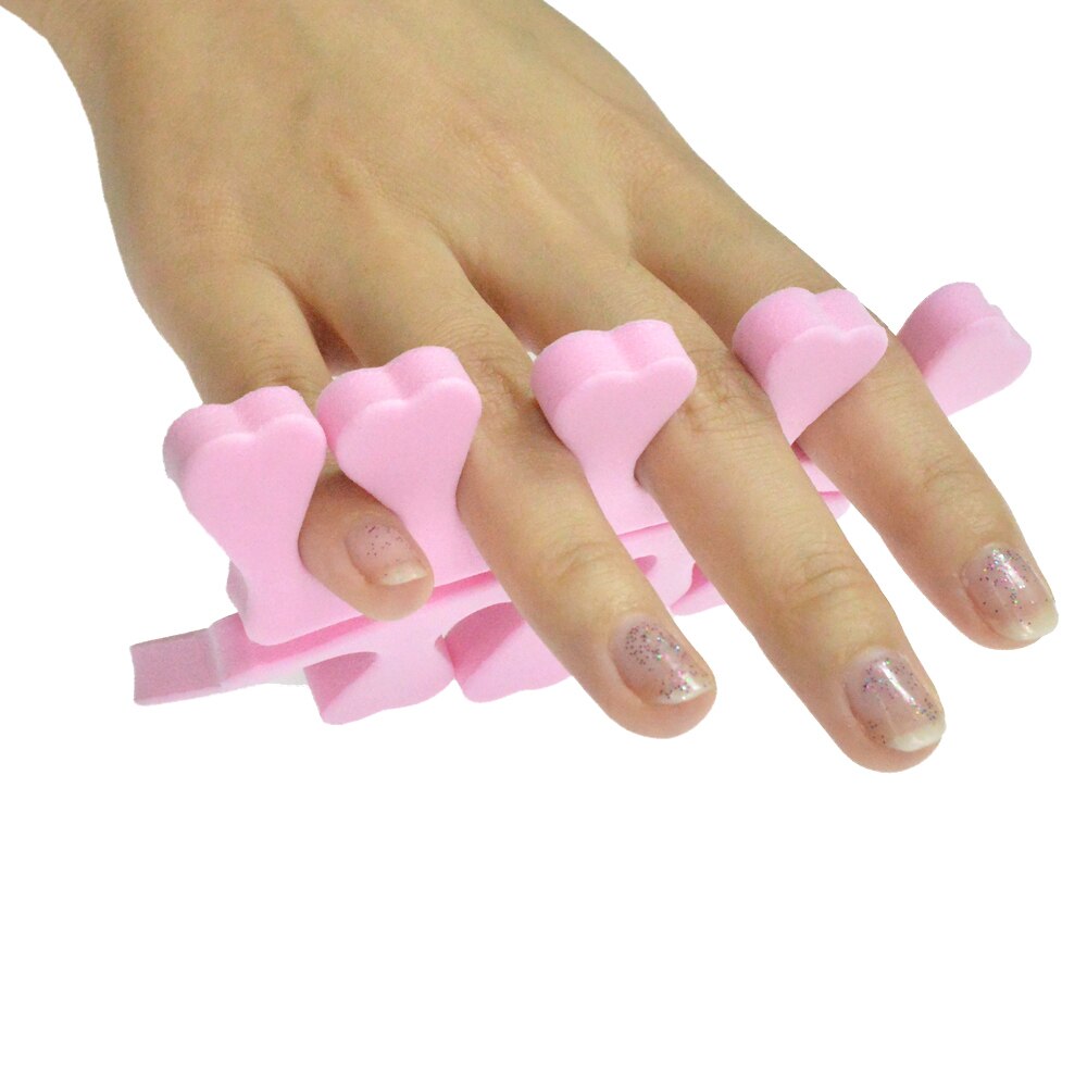 2pcs Soft Foam Sponge Toe Separator Finger Separator Nail Art Tools Feet Care Manicure Pedicure TR20
