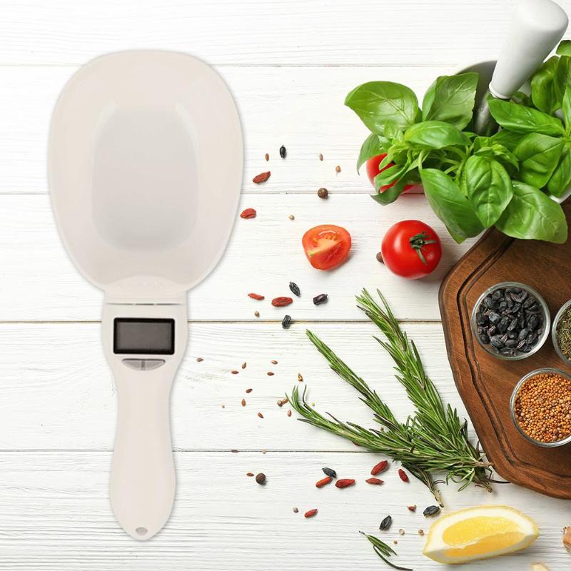 Pet Food Measuring Spoon Scale Scale Cup for Dog Cat Feeding Bowl Kitchen Scale Digital Measuring Spoon