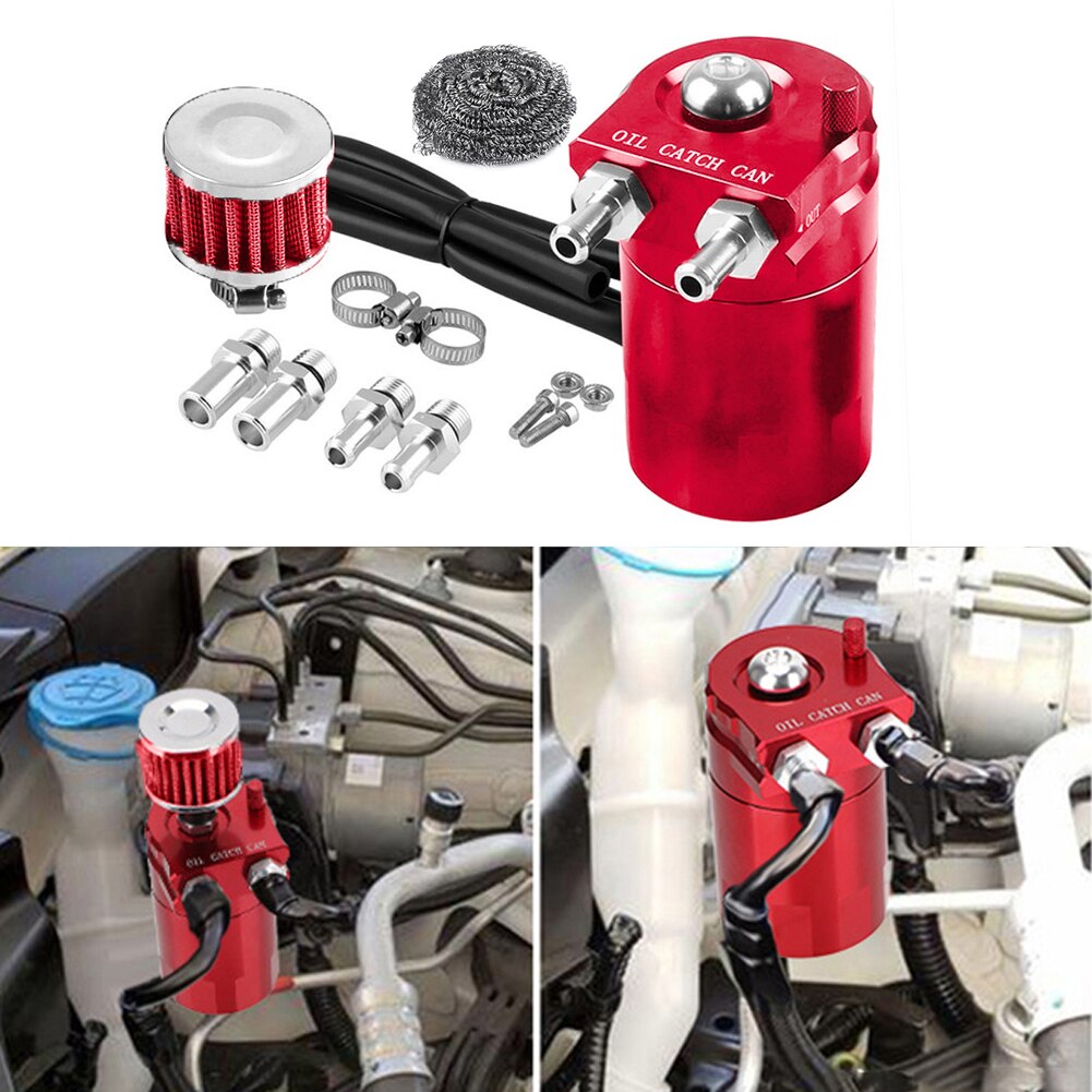 Kit de tanque de aceite con filtro de aire para coche, trampa de combustible, accesorios de piezas de automóviles