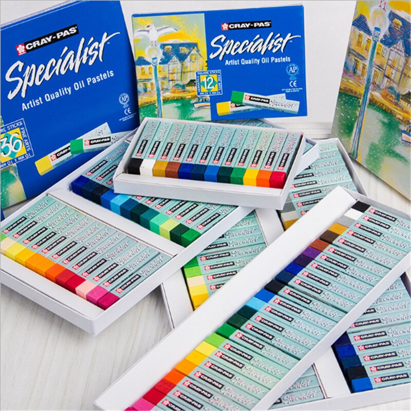 12/25 Color Square Oil Pastel for Artist Student Graffiti Soft Pastel Painting Drawing Pen School Art Supplies Soft Crayon Set
