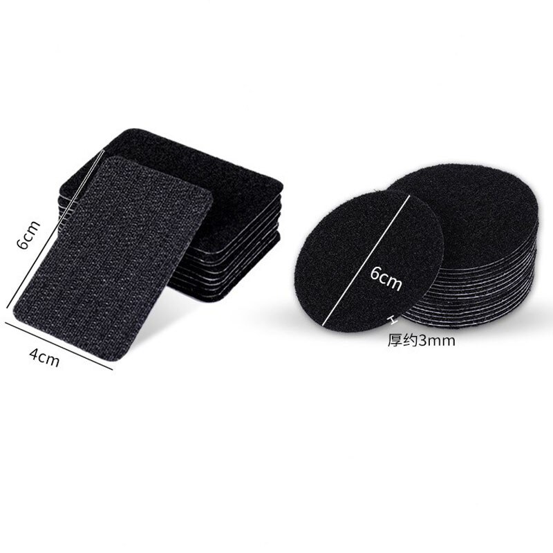 5Pairs Sterke Zelfklevende Klittenbandsluiting Tape Nylon Sticker Klittenbandsluitingen Lijm Sluiting Haak Loop Met Lijm Voor diy