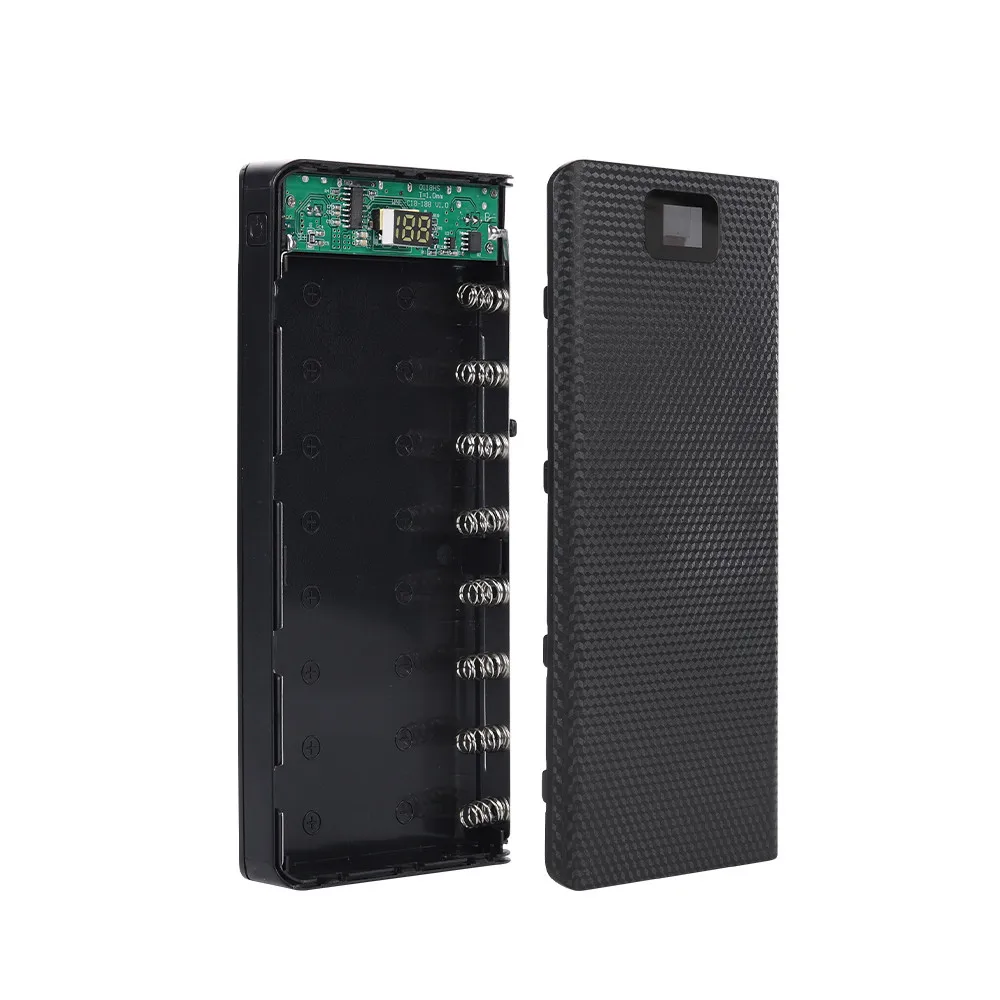 18650 Batterijhouder DIY Shell Dual USB Type C Charge Powerbank Case voor Smartphone 18650 Batterij Power Bank Case Opbergdoos