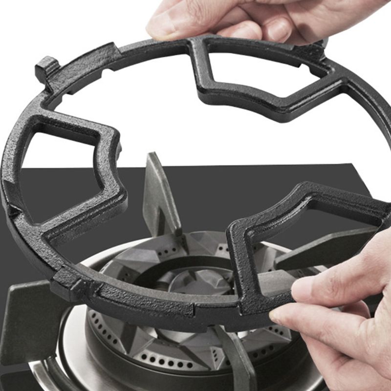 Soporte de sartén Wok de hierro fundido, soporte para quemador, hornillo de Gas, cocina, accesorios de utensilios de cocina para el hogar