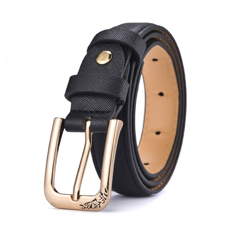 Belts For Kids Girls Boys Kids PU Belts Small Belt For Baby Little Girl Jeans Belt Child: Black / 90cm