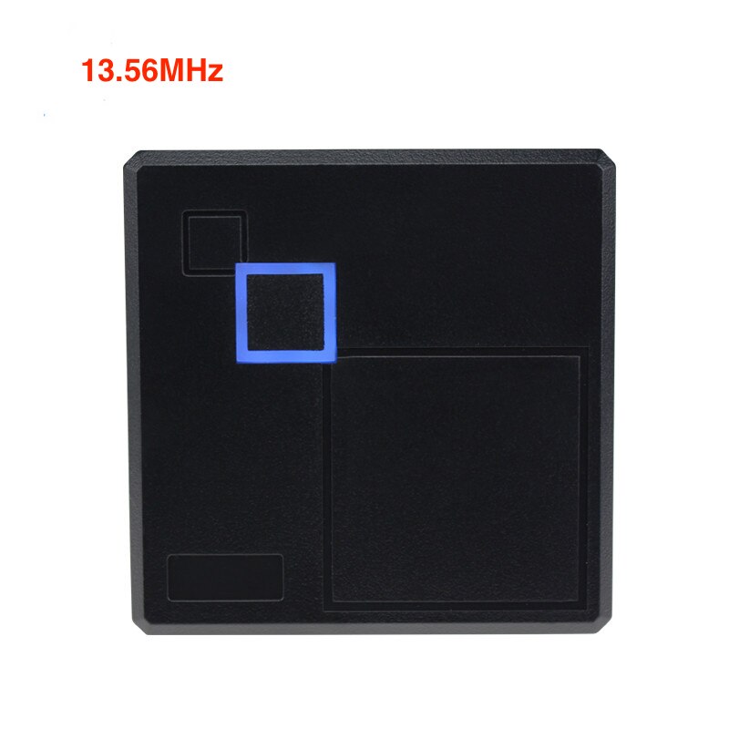 Long Range RFID NFC Card Reader 125KHz/13.56MHz Proximity Access Control Keypad IP65 Waterproof Keyboard with Wiegand26 Output: 13.56MHz NO Keypad