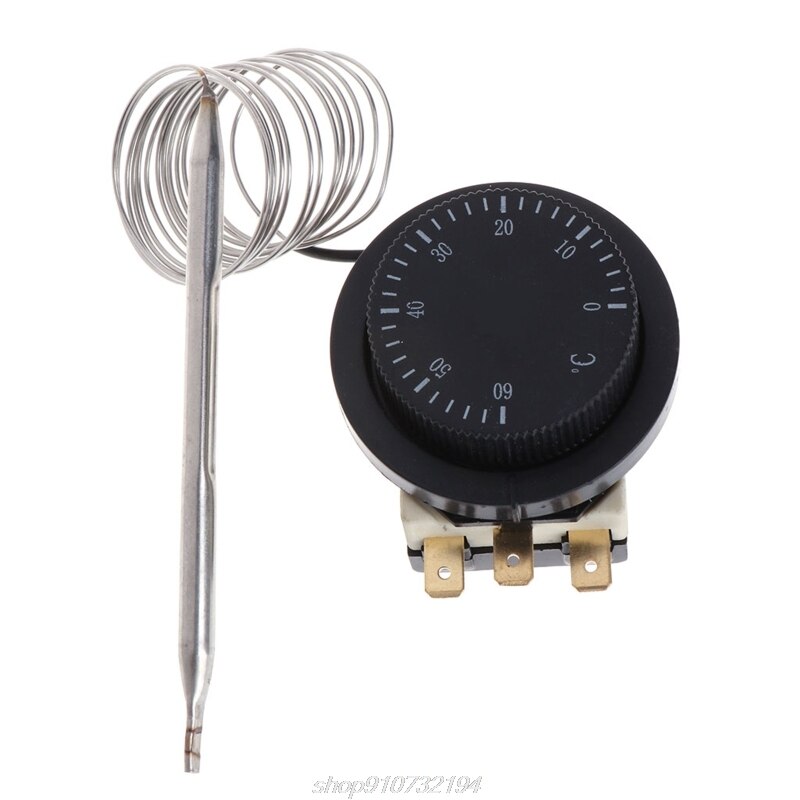 250V/380V 16A 0-60℃ Temperature Control Switch Capillary Thermostat Controlled N06 20