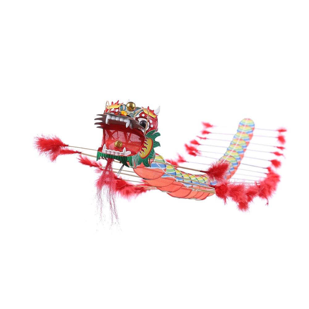 Kinderen Chinese Traditionele Dragon Kite Chinese Decoratie Vliegende Games Kite Doorwaadbare Kinderen Buiten Fun Sport Spelen Speelgoed