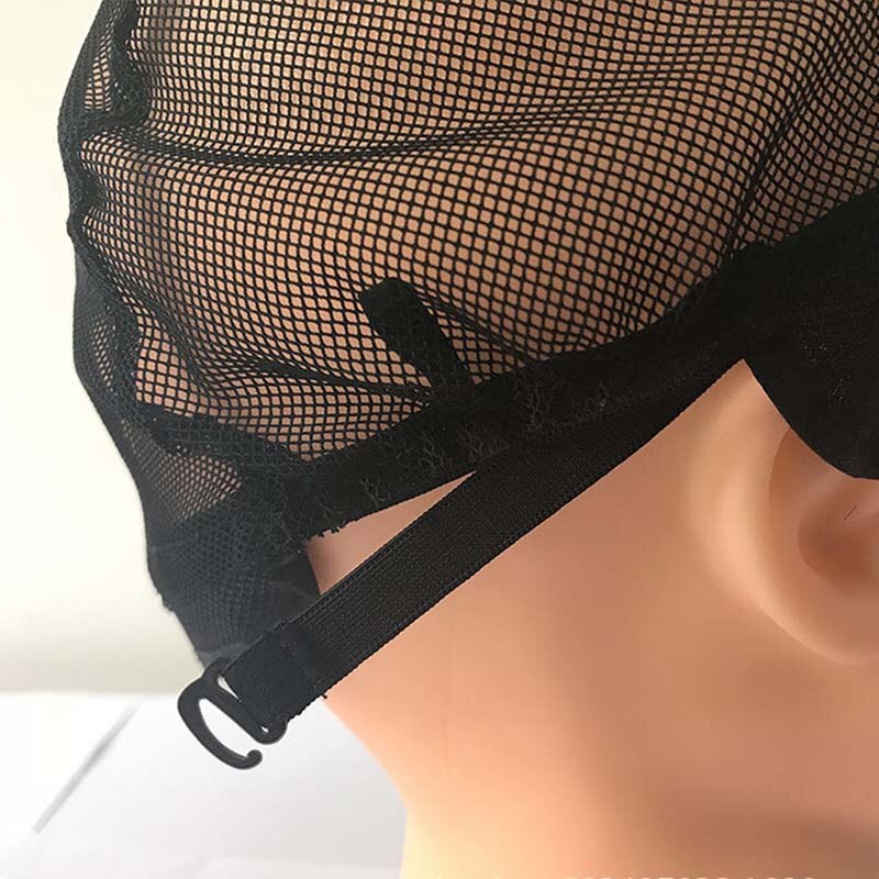 U Part Wig Caps With Lace Net For Making Wigs With Adjustable Straps 1 pc/lot Gluless Wig Caps For Making Wigs