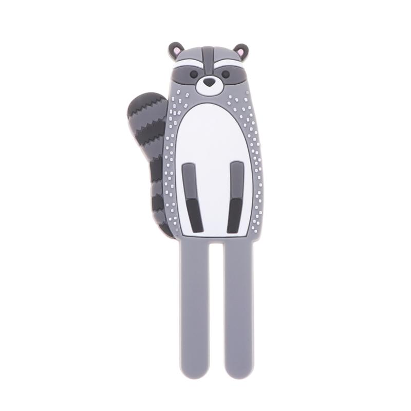 Cute Animal Magnetic Hooks Removable Fridge Sticker Refrigerator Message Non-trace Magnet Coat Hanger Key Holder Storage Hook: SKU-3