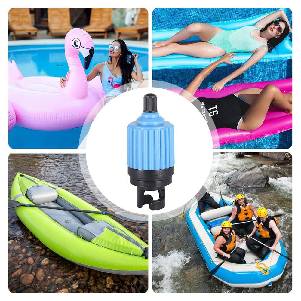 Kayak Valve Adapter Inflatable Boat Air Pump Valve For Canoe Raft Paddle Board Kayak Air Valve On-board Pump Inflation Adapter