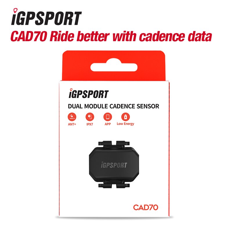 IGPSPORT CAD70 Cadence Sensor SPD70 Speed Sensor Wireless Bluetooth ANT+ Speedometer For Garmin Bryton XOSS Magene Bike Computer