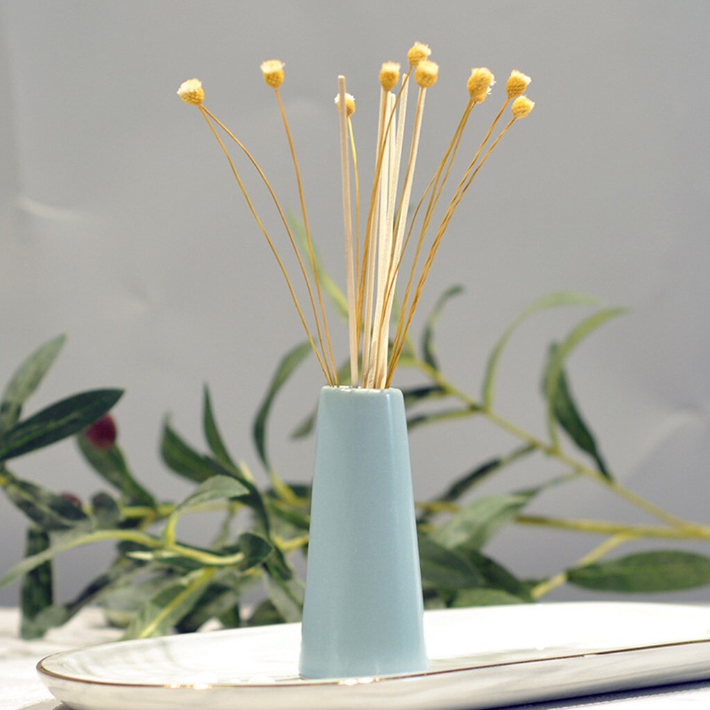Riet Olie Diffusers met Natuurlijke Stokken Glazen Fles en Geparfumeerde Olie 30 ML Goedkope Fles DIY Glazen Fles Mini Containers: B
