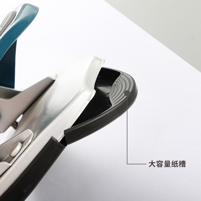 Manual labor-saving punch 50 sheets of double-hole punch Heavy-duty thick double-hole punch 80mm punching distance