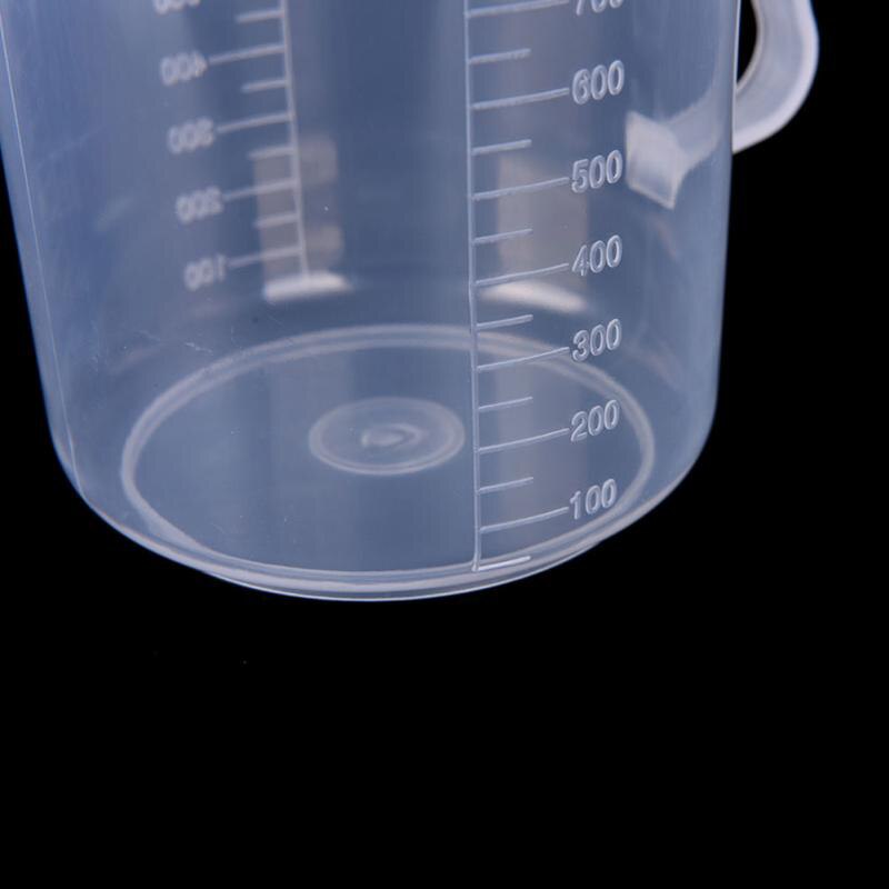 30/50/100/500ml Plastic Measuring Cup with Handle Grip and Spout with Ml Transparent Measuring Handle Cups BPA Free Liquid