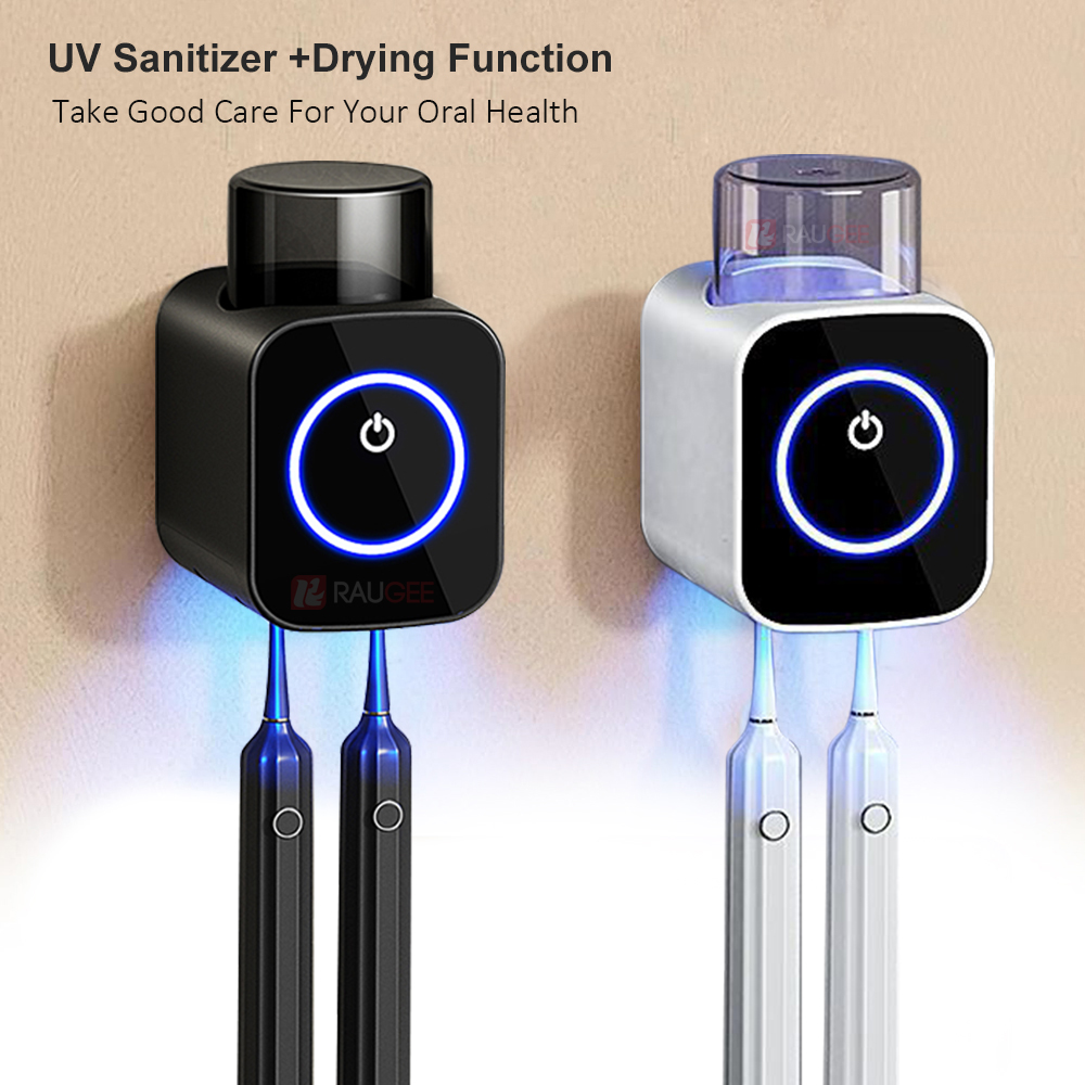 Tandenborstel Ontsmettingsmiddel Beugel UV Verwarmde Drooghouder Draagbare Wandgemonteerde Tandenborstel UV Sterilisator Spoelbeker Opslaghouder