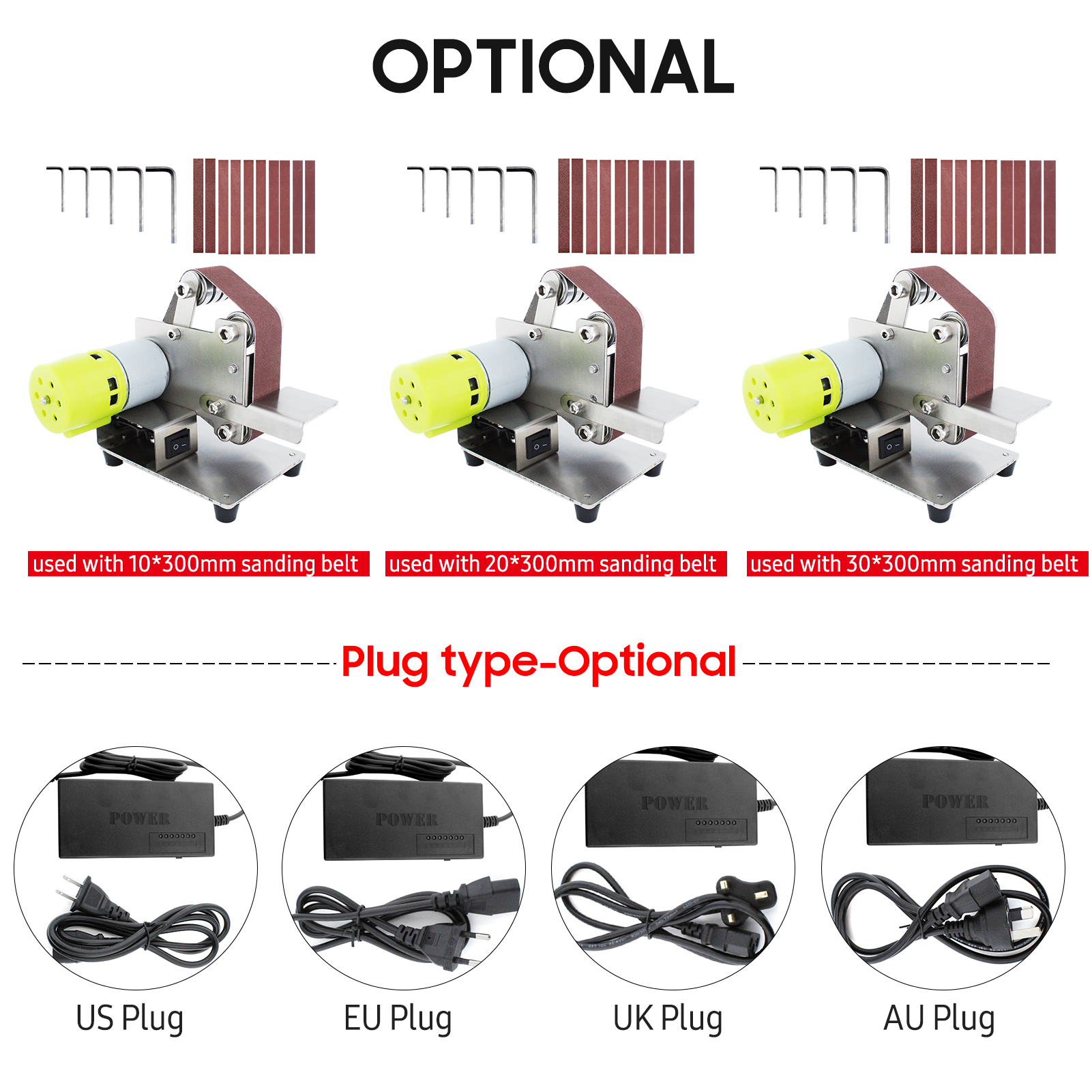 Mini Electric Belt Sander DIY Polishing Grinding Machine Fixed Angle Sharpening Machine Blade Desktop Cutter Edges Power Tool