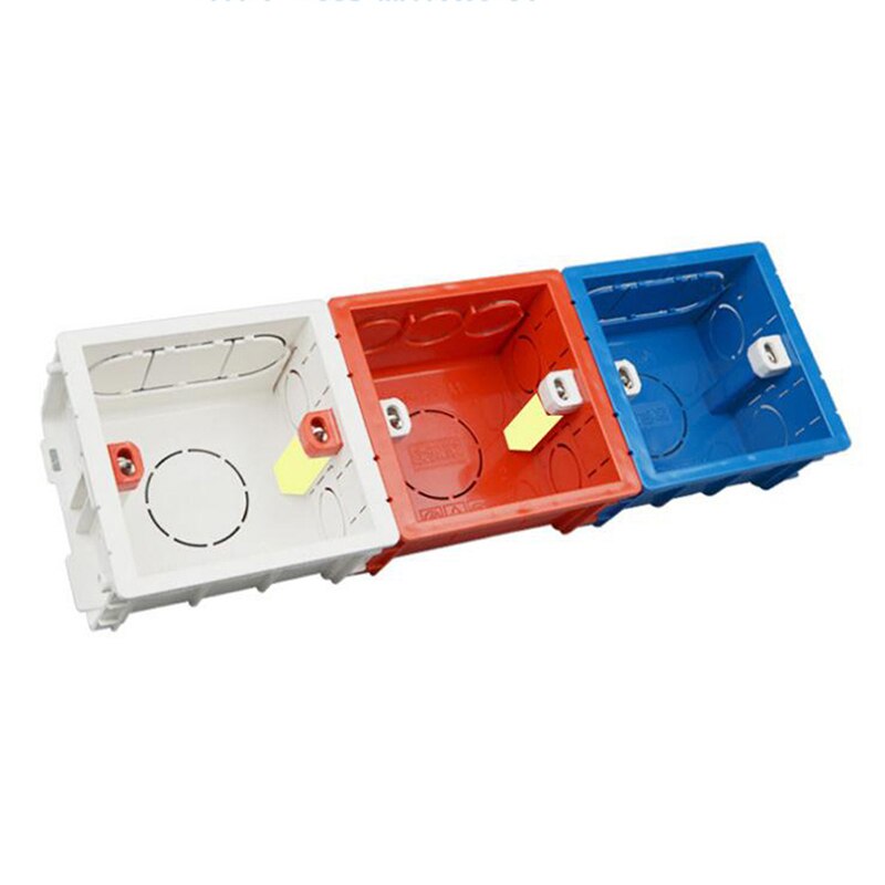 1 Pcs Type 86 Atlectric Hidden Mounting Box Cassette Switch Socket Junction Box Atlectric Mounting Box