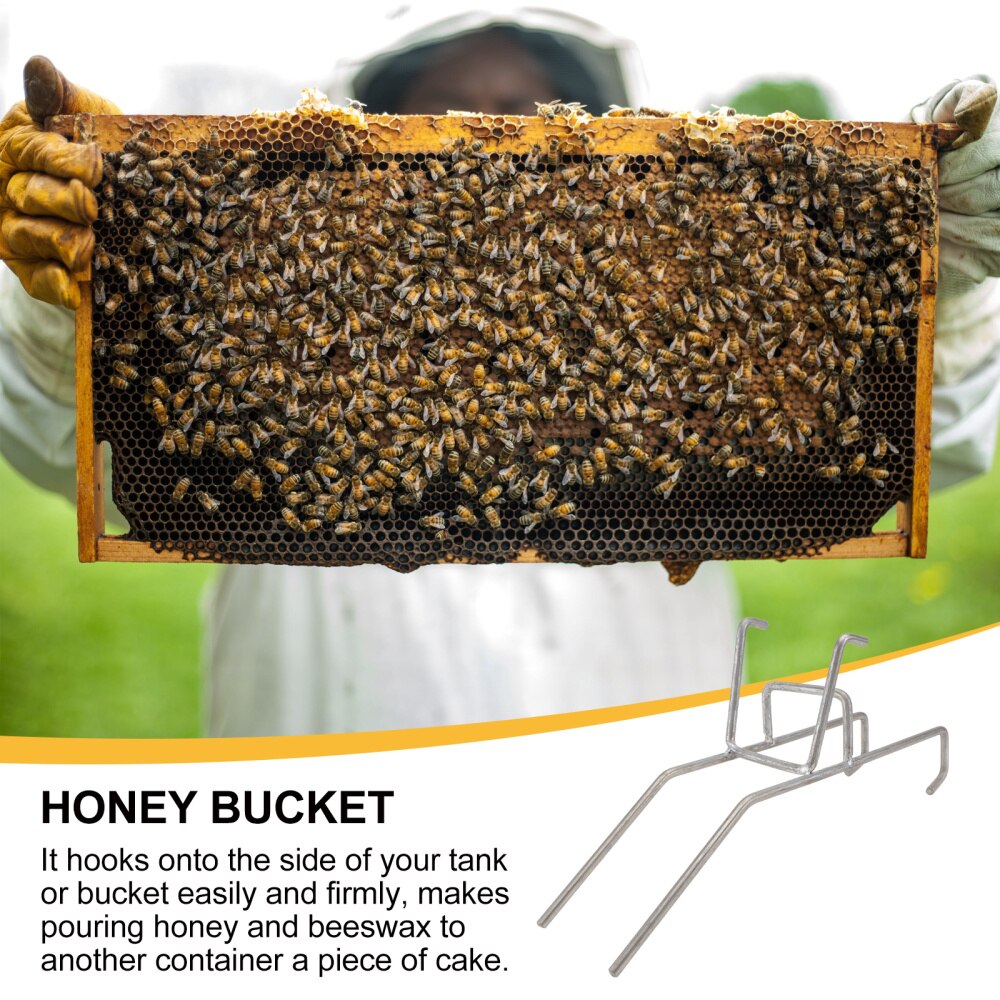 1Pc Honey Extractor Equipment Farm Honey Harvesting Tool for Beekeeper (Silver)