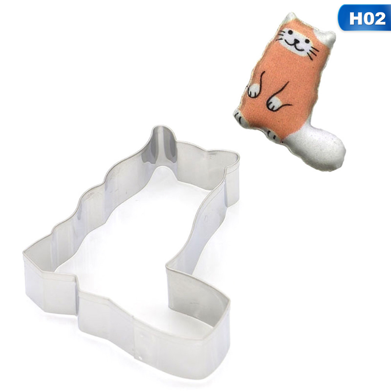 5 stijlen DIY Cake Decorating Dier Kat Bot Poot Cookie Cutter Mold 3D Suiker Ambachtelijke Pastry Biscuit Fondant Cake bakvorm