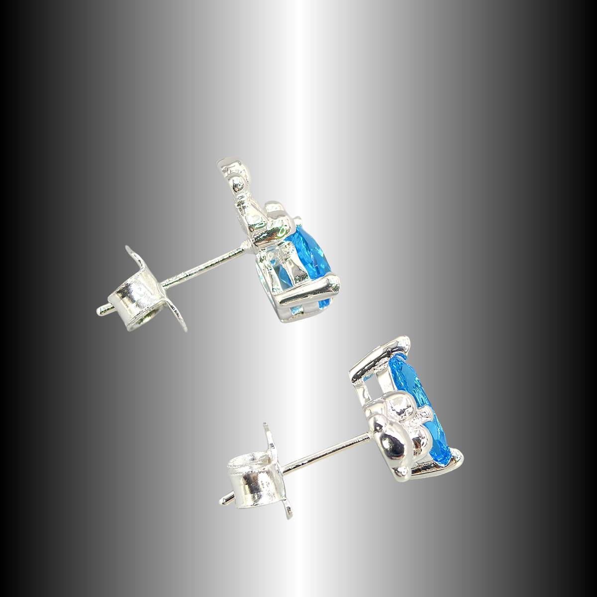 Kat accessoires 2025 Spaanse originele sieraden 925 zilveren vergulde kristallen oorbellen luxe prachtige meisjes cadeau: Black