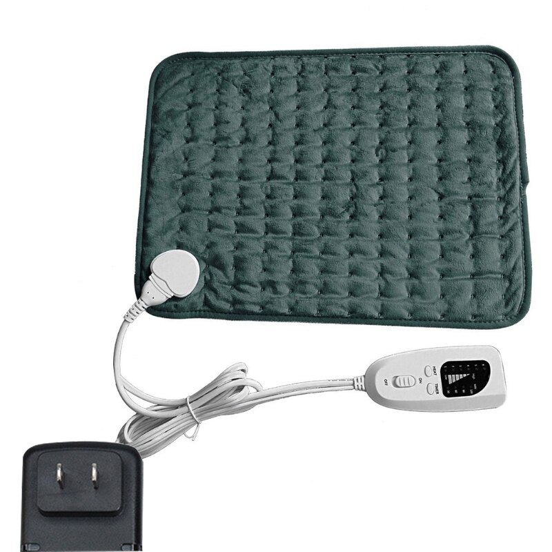 Heated Blanket Electric Throw, 12” x 16” Flannel Electric Blanket with 6 Heating Levels & 4 Timer Settings Auto-Off,: Ivory