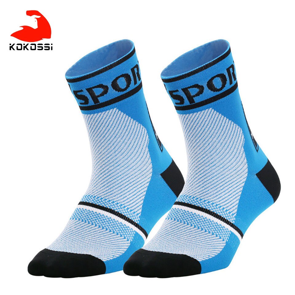 Sportowe Outdoor profesjonalne skarpety rowerowe oddychające wędkarstwo wspinaczka piesze wycieczki bieganie piłkarskie skarpetki koszykarskie: 04 / S Size 34-39