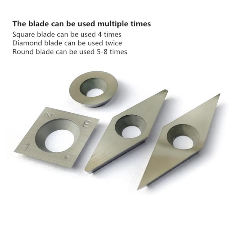 Wood Lathe Turning Tool Holder Rotary Chisel Round/Diamond/Square/R Woodworking Turning Tool Lathe