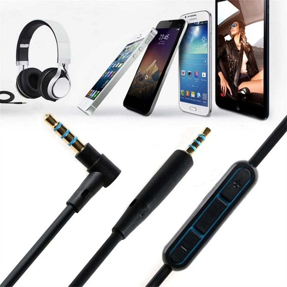 Kabel audio z mikrofonem robić słuchawek, wtyk 2.5mm 3.5mm męnarty-męnarty, przewód słuchawkowy 2.5mm robić 3.5mm z mikrofonem i regulacją głośności