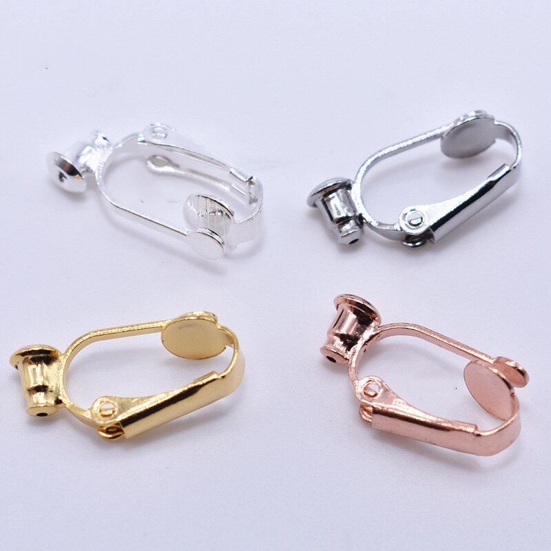 UJBOX Ear Clip Converter Multiple Styles and Multiple Colors DIY Jewelry Accessories No Pierced Clip on Earrings