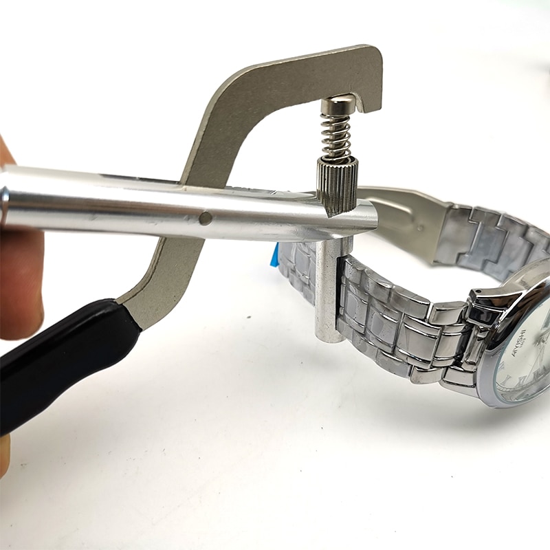 Kit Outil De Réparation De Montre – Pince à Oreilles Et Fourche – Acier Argenté – 5 Pièces