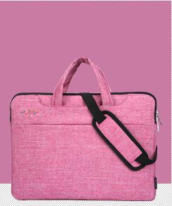 Neue Litthing Große Kapazität Laptop Handtasche für männer business Frauen Reise Aktentasche notebook tasche für macbook Pro 17 18 Zoll PC: Pink