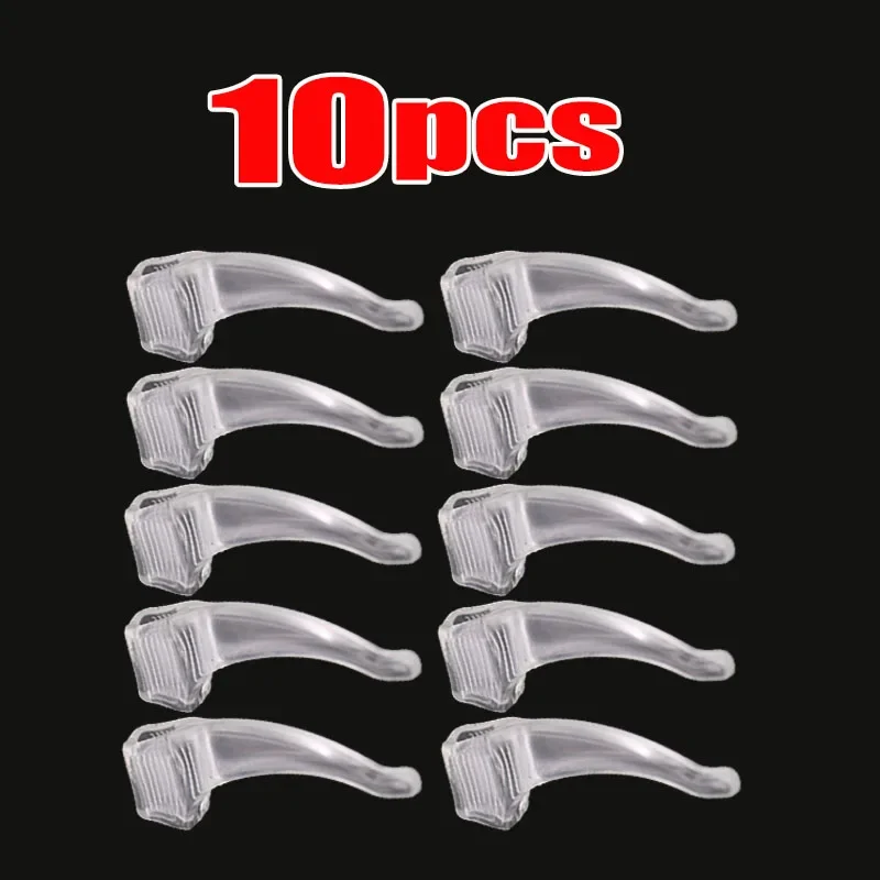 Gancio per l'orecchio in silicone fai-da-te Occhiali antiscivolo Gamba presa Supporto anticaduta Staffa per manica dell'orecchio Dispositivo di fissaggio Accessori per occhiali trasparenti: Colore rosa