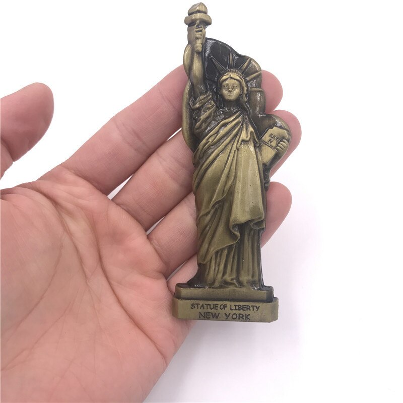 Imanes de nevera 3d de Metal, frigorífico pegado, águila americana, Jerusalén, Israel, Londres, autobús, nueva york, París, recuerdos, decoración del hogar: Lavanda