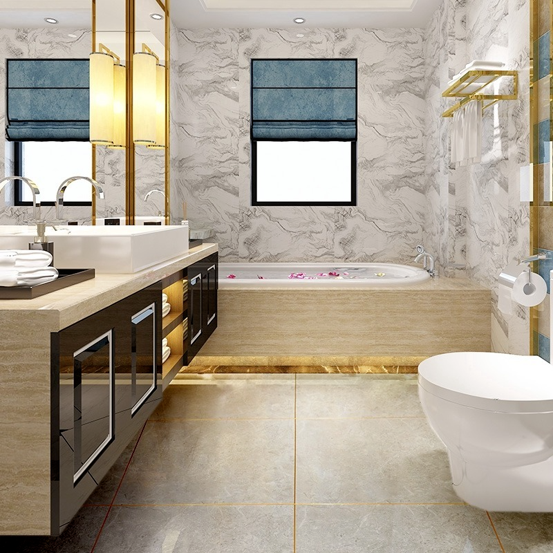 50M/Roll Ceramic Tile Mildewproof Gap Tape Kitchen Self Adhesive Waterproof Tapes for Decor Corner Side Edges Strip Stickers