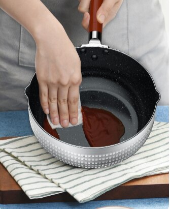 Japanse Stijl Sneeuw Pan Kleine Pot Huishoudelijke Gasfornuis Koken Noodle Soep Instant Noodle Pot Hete Melk Pot Non-Stick Bloempot