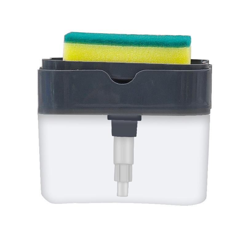 Keuken Zeepdispenser Met Spons Doos Voor Automatische Spons Scrubber Plastic Afwasmiddel Wasmiddel Spons Rack Opslag: 03