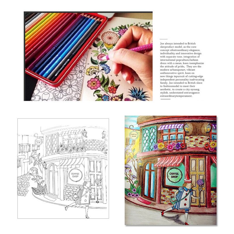 Varios estilos de juguetes para aliviar el estrés para niños y adultos, arte en Mandalas, pintura, dibujo, Jardín Secreto, libros para colorear a la hora de matar
