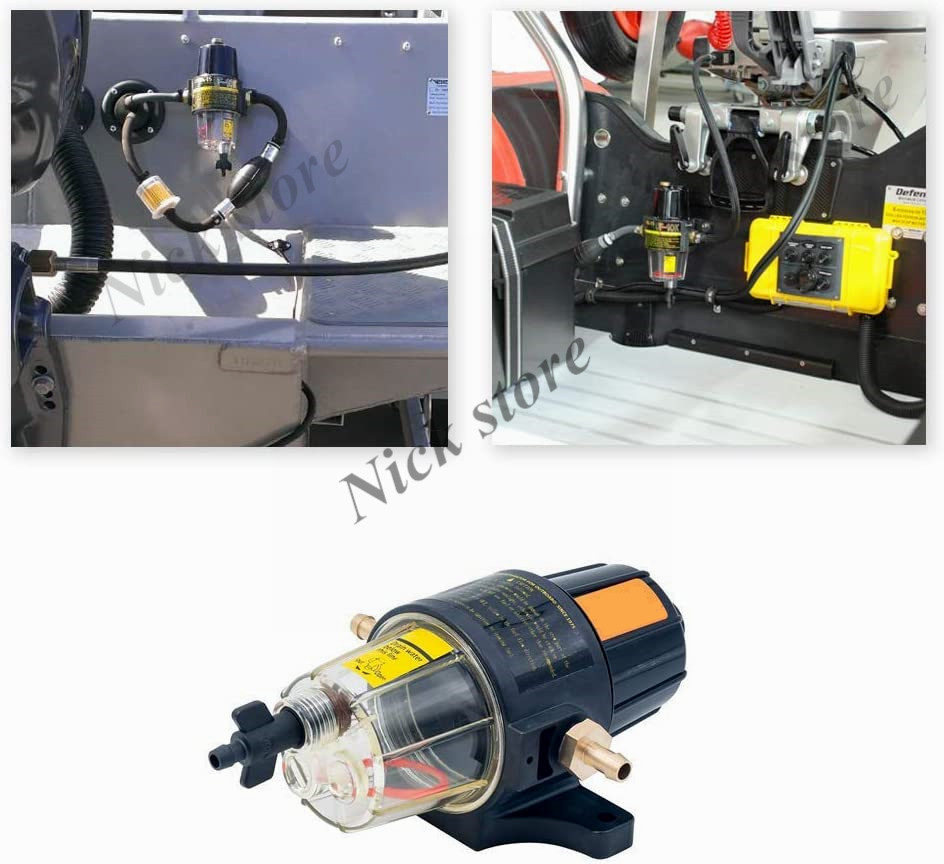 UF-10K Brandstoffilter Waterafscheider Montage En 2 Stuks Extra Filter Yacht Boot Diesel Benzinemotor Buitenboordmotoren Brandstoftank
