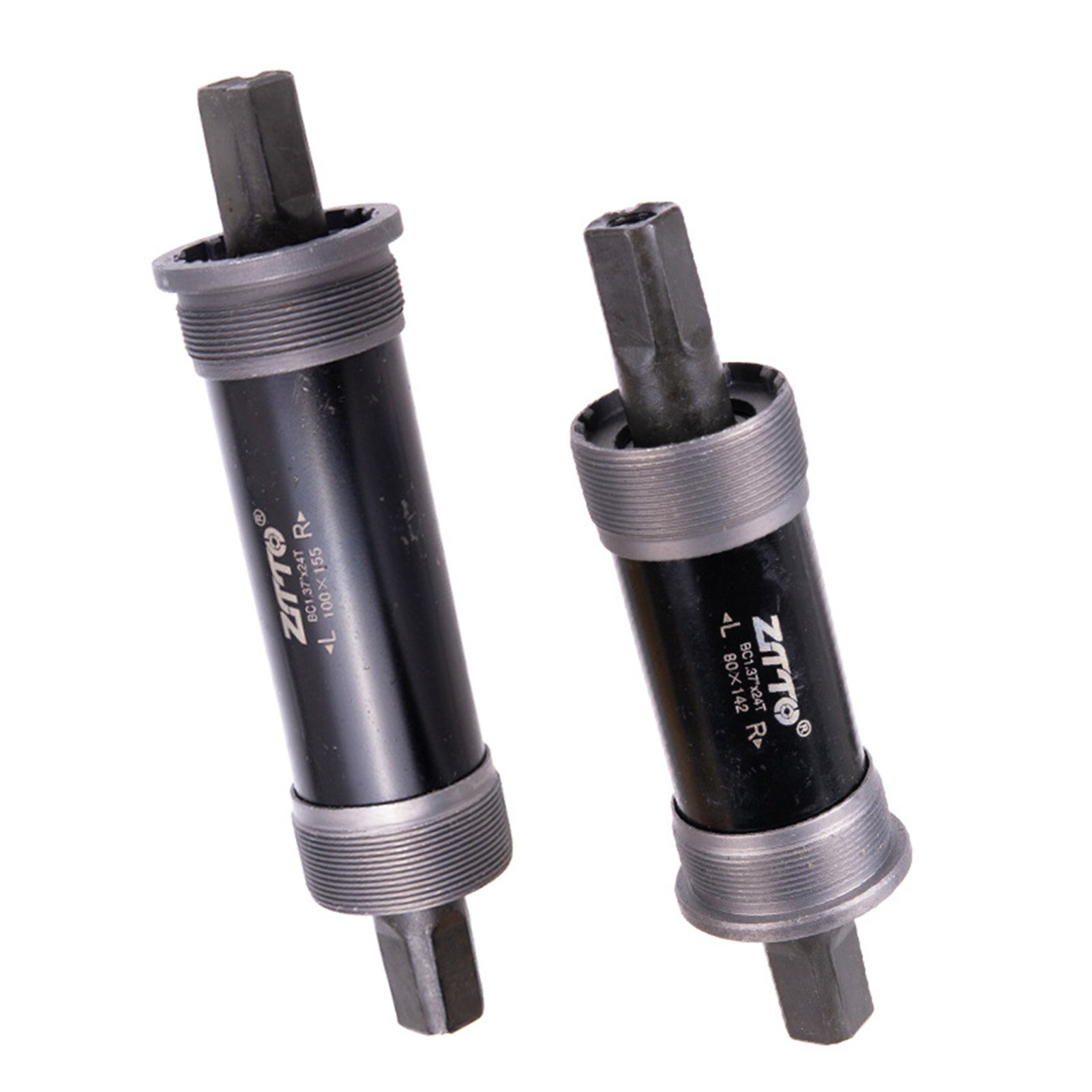 Métal vélo BSA pédalier 142 155 mm 177mm Quare trou manivelle axe vélo pièces BB pour carré conique axe pédalier