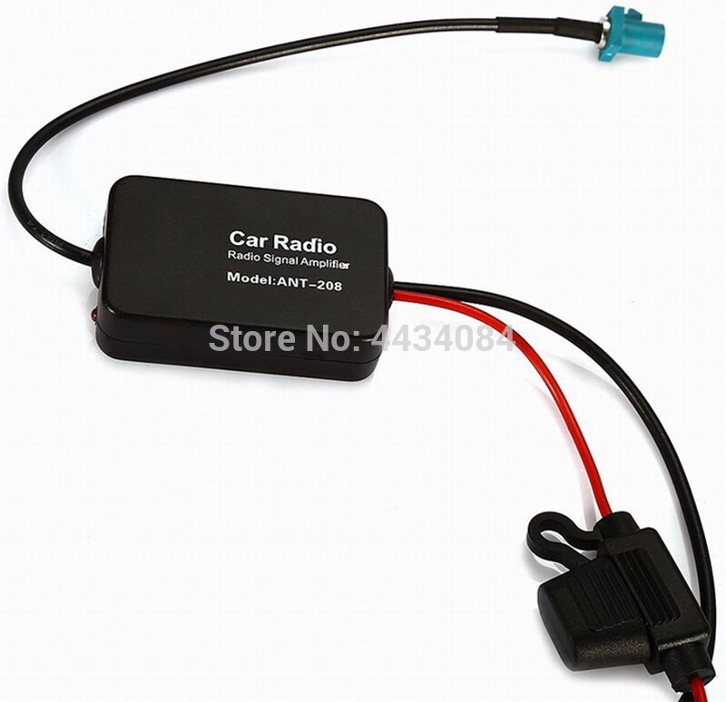 Ouchuangbo Fm Radio Signal Amplifier Antenna Anti-interference Booster Amp Automobile Parts
