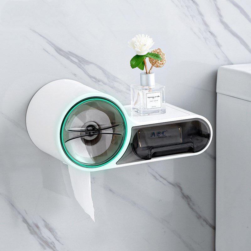 Wasserdicht Wc Spender Wc Papier Halfter Schlecht Papier Gewebe Kasten Zauberstab Rolle Papier Lagerung Kasten Schlecht Zubehör